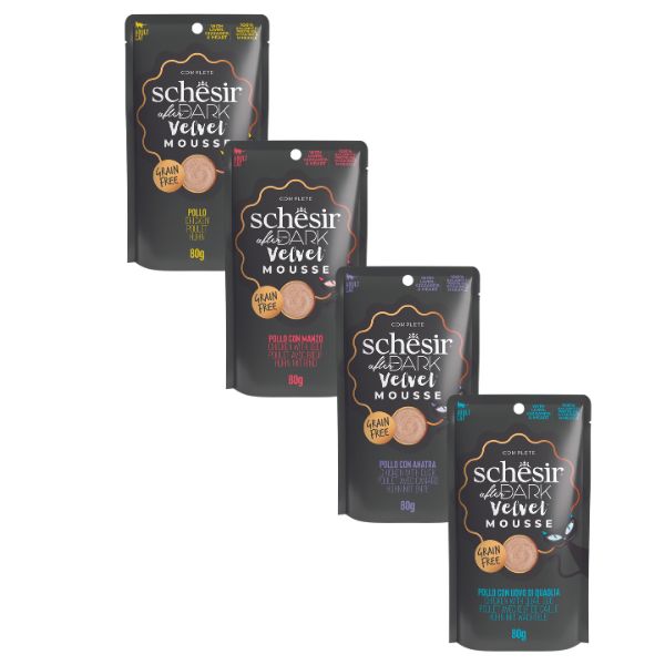 SCHESIR AFTER DARK VELVET mousse, FOR CAT. 80g - Imagen 2