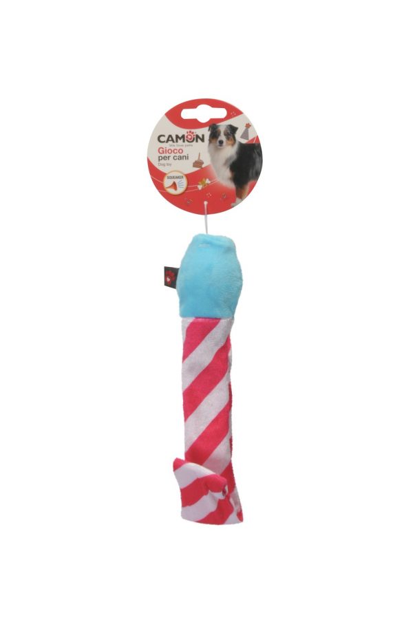 Soplador de fiestas colorido con chirriador