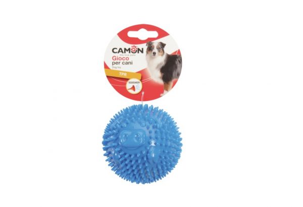 Pelotas de erizo de TPR con chirriador