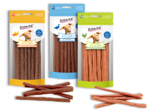 Dokas Sticks 60g, perro.