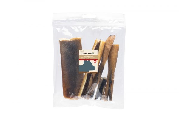 Tiras de piel de Jabalí, 200g.
