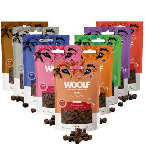 Snacks Woolf Semihúmedos 100g.