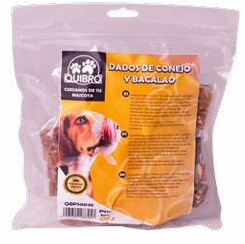 Dados de conejo y bacalao 545gr Aprx.