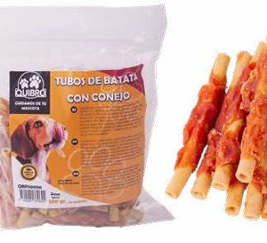 Tubos de batata con conejo 530 gr Aprox.