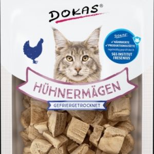 Estómagos de pollo liofilizados, Dokas, 12g.