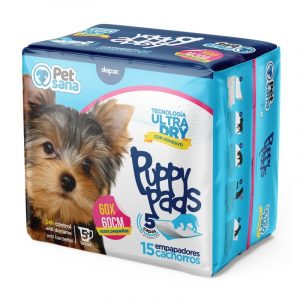 Puppy Pads 60x60 - Empapadores razas pequeñas (15 uds)