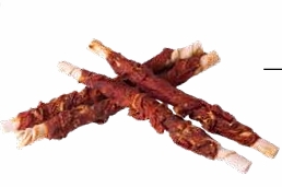 Stick de cuero crudo y Pato, 12,5cm, 950gr aprox