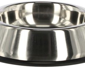 Comedero en acero inox, con antideslizante. 17cm -700ml