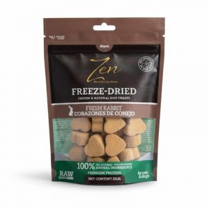 Corazones de Conejo Liofilizados. 25g.