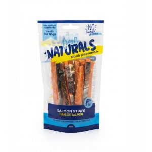Tiras de salmón, 100g.