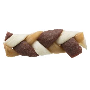 Palito trenzado con Ternera, 12cm - 85g.